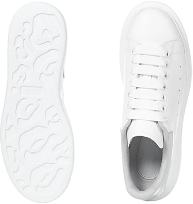 (W) アレキサンダー・マックイーン ラリー オーバーサイズ スニーカー (ホワイト/グレー) 697101WIBND9766 Purchase (W) アレキサンダー・マックイーン ラリー オーバーサイズ スニーカー (ホワイト/グレー) 697101WIBND9766