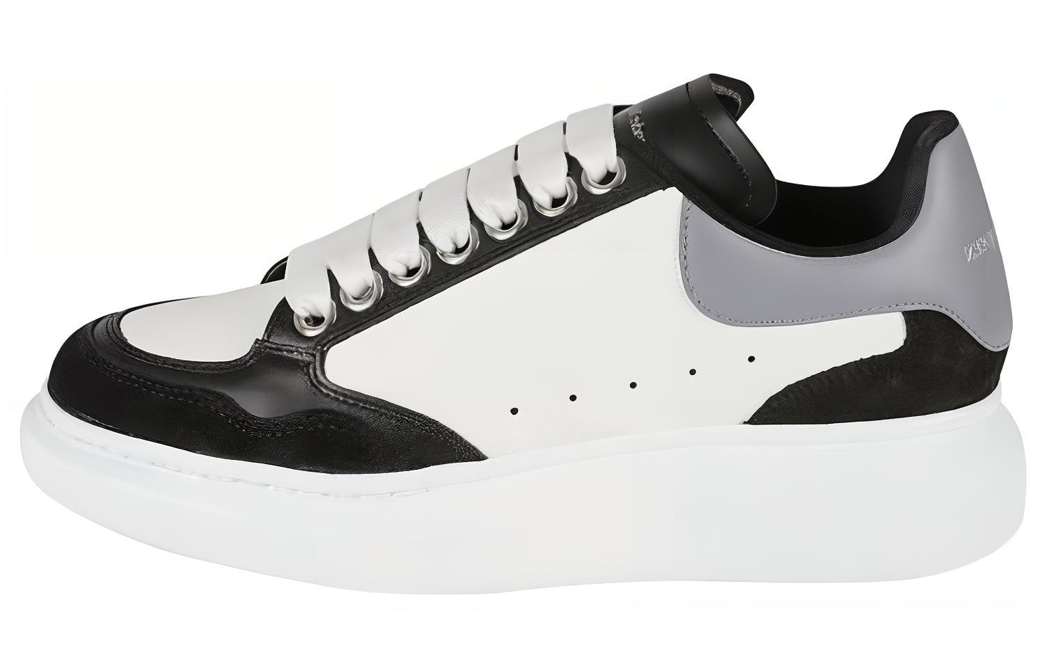 Buy (W) Zapatillas Alexander McQueen Larry Oversized 'Blanco Negro Gris' 758982WIA5V1142