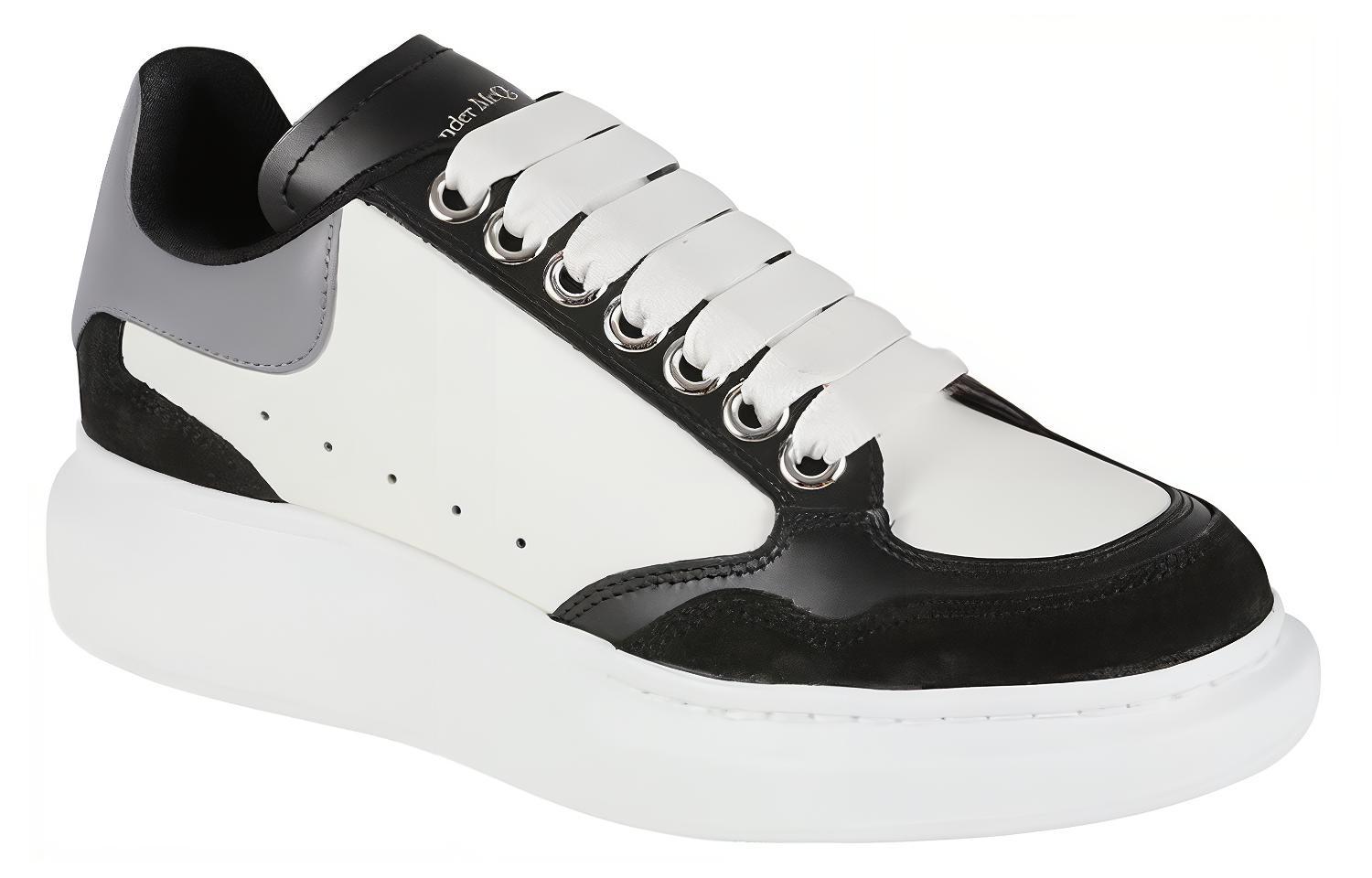 Lookbook (W) Zapatillas Alexander McQueen Larry Oversized 'Blanco Negro Gris' 758982WIA5V1142