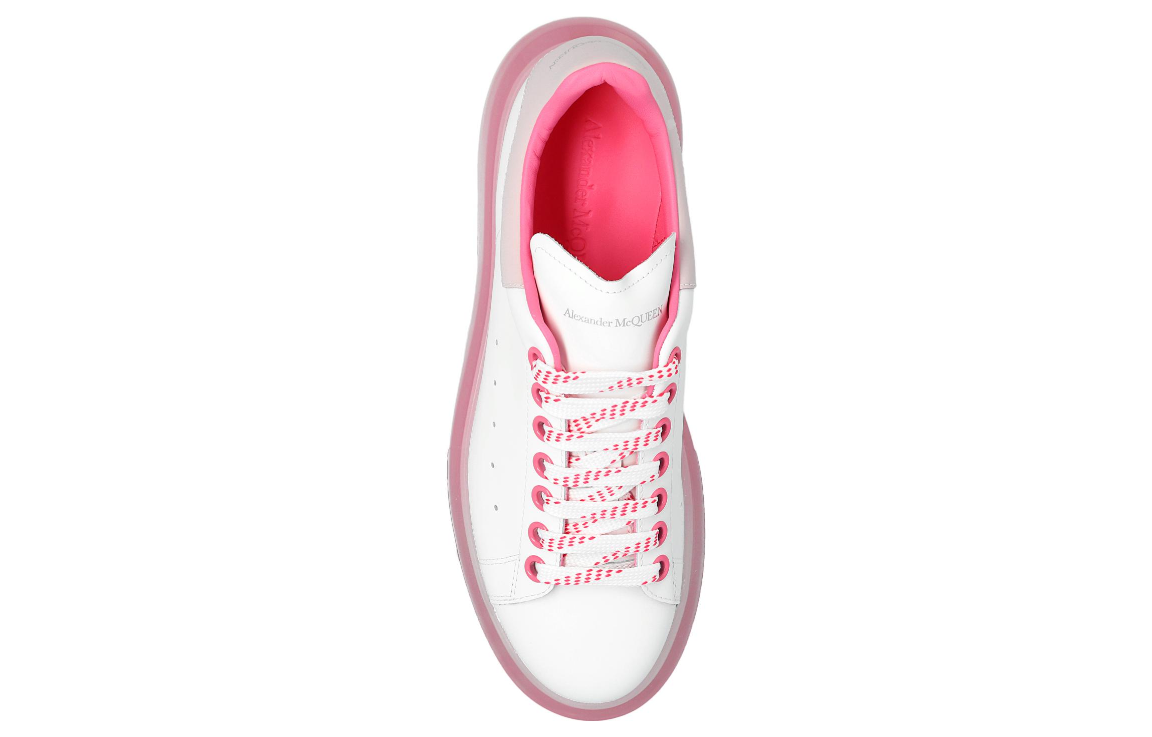 (W) Alexander McQueen Larry Oversized Sneaker 'Clear Sole White Pink' 圖 3