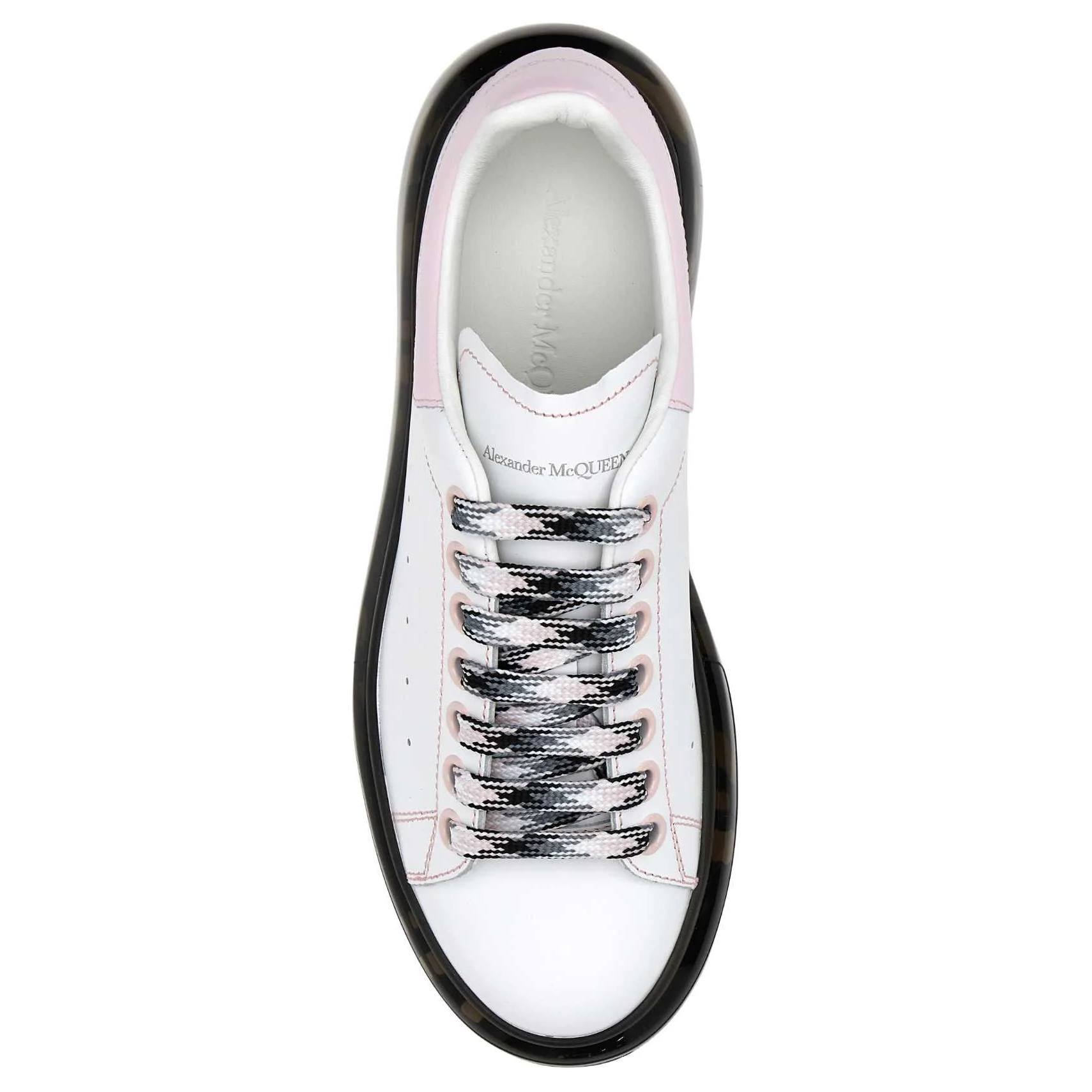 Purchase Alexander McQueen亞歷山大麥昆 小牛皮 簡約舒適 低筒 板鞋 女款 白色