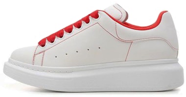 (Women) Alexander McQueen Larry Sneakers 'White Red' 676698W4RJ19676 (Women) Alexander McQueen Larry Sneakers 'White Red' 676698W4RJ19676