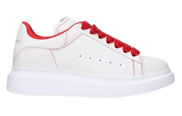 (W) Alexander McQueen Larry Sneakers 'White Red' 圖 2