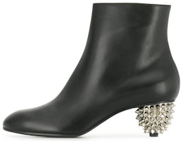 (Women) Alexander McQueen Leather Ankle Boot 'Black' 586428WHWQ11081 (Women) Alexander McQueen Leather Ankle Boot 'Black' 586428WHWQ11081
