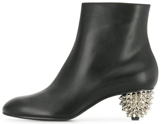 (Women) Alexander McQueen Leather Ankle Boot 'Black' 586428WHWQ11081 Buy (Women) Alexander McQueen Leather Ankle Boot 'Black' 586428WHWQ11081