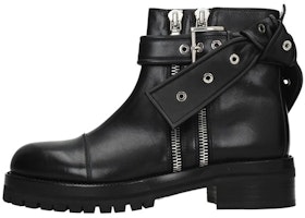 (Women) Alexander McQueen Leather Ankle Boot 'Black Fashion' 508304WHR5F1000 (Women) Alexander McQueen Leather Ankle Boot 'Black Fashion' 508304WHR5F1000