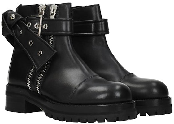 (Women) Alexander McQueen Leather Ankle Boot 'Black Fashion' 508304WHR5F1000 Order (Women) Alexander McQueen Leather Ankle Boot 'Black Fashion' 508304WHR5F1000