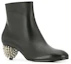 Order (Women) Alexander McQueen Leather Ankle Boot 'Black' 586428WHWQ11081