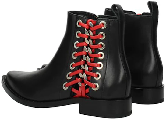(W) Alexander McQueen Bota de Cuero al Tobillo 'Negra' 1493541WHR541091 Lookbook (W) Alexander McQueen Bota de Cuero al Tobillo 'Negra' 1493541WHR541091