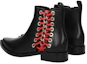 Lookbook (W) Alexander McQueen Bota de Cuero al Tobillo 'Negra' 1493541WHR541091