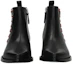 Shop (W) Alexander McQueen Bota de Cuero al Tobillo 'Negra' 1493541WHR541091