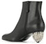 Shop (W) But But Buku Lali Kulit Alexander McQueen 'Hitam' 586428WHWQ11081