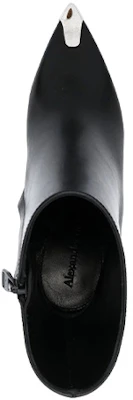 (Women) Alexander McQueen Leather Ankle Boot 'Black Stiletto' 718880WHSWD1081 Purchase (Women) Alexander McQueen Leather Ankle Boot 'Black Stiletto' 718880WHSWD1081