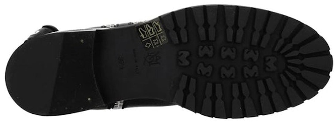 (W) 알렉산더 맥퀸 블랙 가죽 앵클부츠 508304WHR5F1000 Purchase (W) 알렉산더 맥퀸 블랙 가죽 앵클부츠 508304WHR5F1000