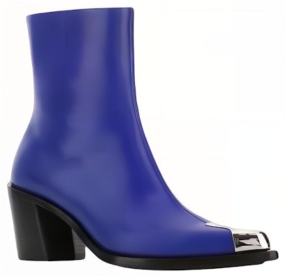 (Women) Alexander McQueen Leather Ankle Boot 'Blue' 709986WHSWD4394 Lookbook (Women) Alexander McQueen Leather Ankle Boot 'Blue' 709986WHSWD4394