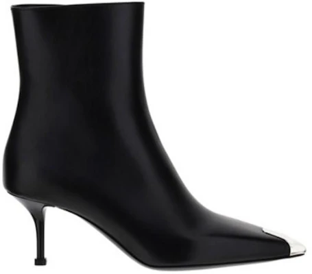 (W) Alexander McQueen Sepatu Boot Kulit Pendek 'Fashion Black' 719531WHSWD1081 Order (W) Alexander McQueen Sepatu Boot Kulit Pendek 'Fashion Black' 719531WHSWD1081