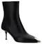 Lookbook (W) Alexander McQueen Sepatu Boot Kulit Pendek 'Fashion Black' 719531WHSWD1081
