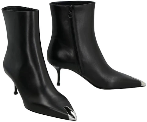 (W) Alexander McQueen Sepatu Boot Kulit Pendek 'Fashion Black' 719531WHSWD1081 Shop (W) Alexander McQueen Sepatu Boot Kulit Pendek 'Fashion Black' 719531WHSWD1081