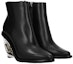 Order (Women) Alexander McQueen Leather Ankle Boots 'Black' 493533WHMUJ1081