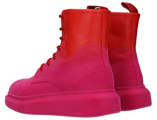 (Women) Alexander McQueen Leather Ankle Boots 'Pink' 676726WHWM36494 Shop (Women) Alexander McQueen Leather Ankle Boots 'Pink' 676726WHWM36494