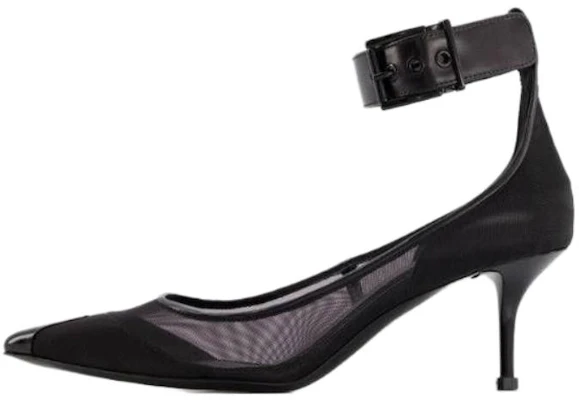 (Women) Alexander McQueen Leather Black 'Pointed Toe Stiletto' 744480W4AB21000 Buy (Women) Alexander McQueen Leather Black 'Pointed Toe Stiletto' 744480W4AB21000
