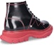 Shop (W) Bota de Cuero Alexander McQueen 'Negro Rojo' 595469WHZ811166