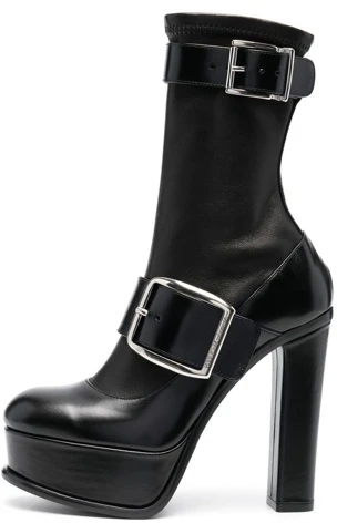 women-alexander-mc-queen-leather-buckle-ankle-boots-black-718392-whswh-1081