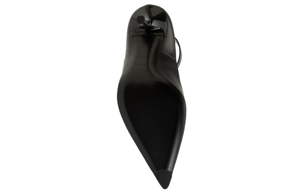 Details for (Women) Alexander McQueen Leather Buckle High Heel 'Black Fashion' 757512WIEA11081