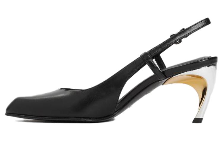(Women) Alexander McQueen Leather Buckle Pumps 'Black Stiletto' 780690WIEX21399