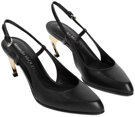 (Women) Alexander McQueen Leather Buckle Pumps 'Black Stiletto' 780690WIEX21399 Shop (Women) Alexander McQueen Leather Buckle Pumps 'Black Stiletto' 780690WIEX21399