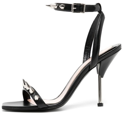 (Women) Alexander McQueen Leather Buckle Sandal 'Black Fashion' 658240WHWQ11081 Buy (Women) Alexander McQueen Leather Buckle Sandal 'Black Fashion' 658240WHWQ11081