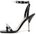 (W) Alexander McQueen Sandal Kulit Buckle 'Black Fashion' 658240WHWQ11081