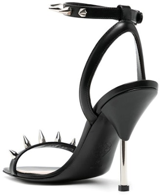 (Women) Alexander McQueen Leather Buckle Sandal 'Black Fashion' 658240WHWQ11081 Lookbook (Women) Alexander McQueen Leather Buckle Sandal 'Black Fashion' 658240WHWQ11081