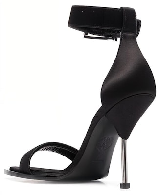 (Women) Alexander McQueen Leather Buckle Sandal 'Black' 687770W4SB21081 Lookbook (Women) Alexander McQueen Leather Buckle Sandal 'Black' 687770W4SB21081