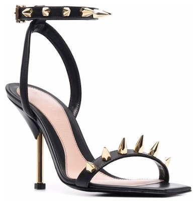 (W) Sandalias de Cuero con Hebilla Alexander McQueen 'Negro Oro' 658240WHWQ21088 Order (W) Sandalias de Cuero con Hebilla Alexander McQueen 'Negro Oro' 658240WHWQ21088