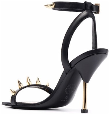 (Women) Alexander McQueen Leather Buckle Sandals 'Black Gold' 658240WHWQ21088 Lookbook (Women) Alexander McQueen Leather Buckle Sandals 'Black Gold' 658240WHWQ21088