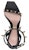 (W) Sandal Kulit Buckle Alexander McQueen 'Hitam Emas' 658240WHWQ21088