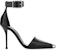 (W) 'Alexander McQueen Kulit Buckle Stiletto 'Hitam' 718871WHSWD1081