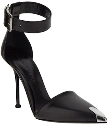 (Women) Alexander McQueen Leather Buckle Stiletto 'Black' 718871WHSWD1081 Lookbook (Women) Alexander McQueen Leather Buckle Stiletto 'Black' 718871WHSWD1081