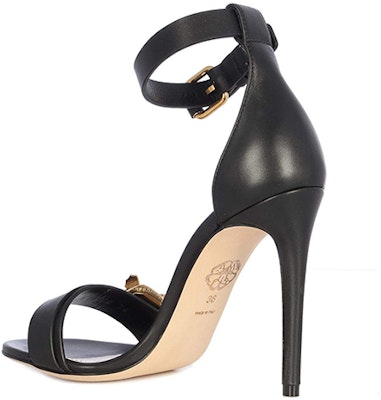 (Women) Alexander McQueen Leather Buckle Stilettos 'Embellished Crystal Black' 611730WHXN21088 Shop (Women) Alexander McQueen Leather Buckle Stilettos 'Embellished Crystal Black' 611730WHXN21088