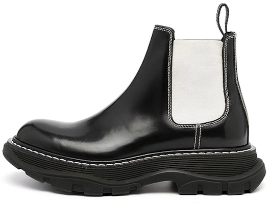 (Women) Alexander McQueen Leather Chelsea Boot 'Black' 641837WHZ8H1396 Buy (Women) Alexander McQueen Leather Chelsea Boot 'Black' 641837WHZ8H1396
