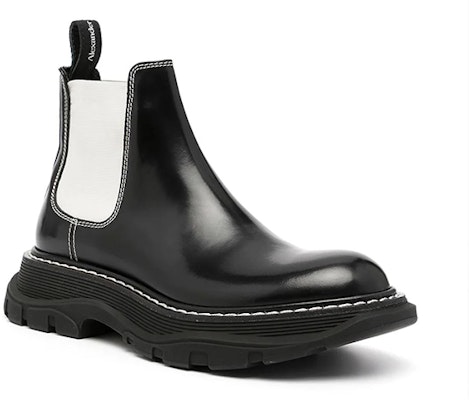 (Women) Alexander McQueen Leather Chelsea Boot 'Black' 641837WHZ8H1396 Order (Women) Alexander McQueen Leather Chelsea Boot 'Black' 641837WHZ8H1396