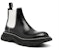 (W) Alexander McQueen But Chelsea Kulit 'Hitam' 641837WHZ8H1396