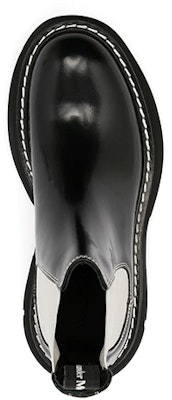 (Women) Alexander McQueen Leather Chelsea Boot 'Black' 641837WHZ8H1396 Shop (Women) Alexander McQueen Leather Chelsea Boot 'Black' 641837WHZ8H1396
