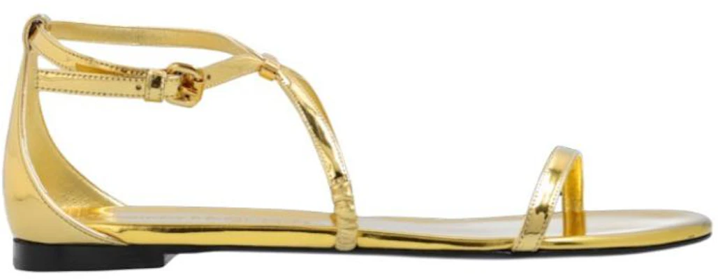 (Women) Alexander McQueen Leather Fashion Open-Toe Sandal 'Gold' 787160W4K798000 Order (Women) Alexander McQueen Leather Fashion Open-Toe Sandal 'Gold' 787160W4K798000