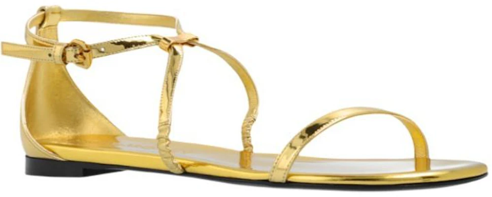 (Women) Alexander McQueen Leather Fashion Open-Toe Sandal 'Gold' 787160W4K798000 Shop (Women) Alexander McQueen Leather Fashion Open-Toe Sandal 'Gold' 787160W4K798000