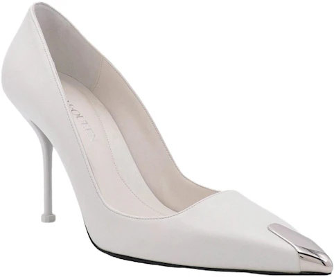 (Women) Alexander McQueen Leather Fashion Slip-On Stiletto 'White' 757495WIEA19359 Lookbook (Women) Alexander McQueen Leather Fashion Slip-On Stiletto 'White' 757495WIEA19359