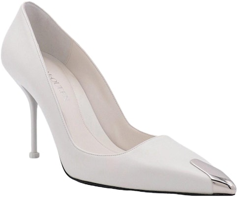 (Women) Alexander McQueen Leather Fashion Slip-On Stiletto 'White' 757495WIEA19359 Lookbook (Women) Alexander McQueen Leather Fashion Slip-On Stiletto 'White' 757495WIEA19359