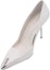 Shop (W) Alexander McQueen Stilet 'Putih' Kasut Kulit Slip-On Fesyen 757495WIEA19359