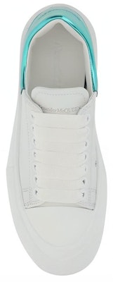 (W) Alexander McQueen Sepatu Kulit Fashion 'Putih Hijau' 716636WICEL9079 Shop (W) Alexander McQueen Sepatu Kulit Fashion 'Putih Hijau' 716636WICEL9079